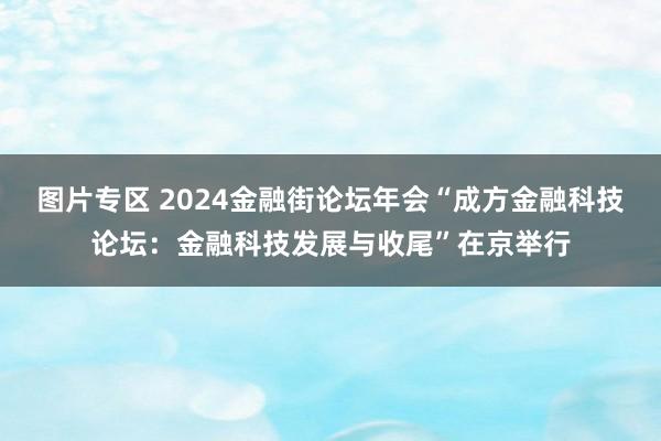 图片专区 2024金融街论坛年会“成方金融科技论坛：金融科技发展与收尾”在京举行